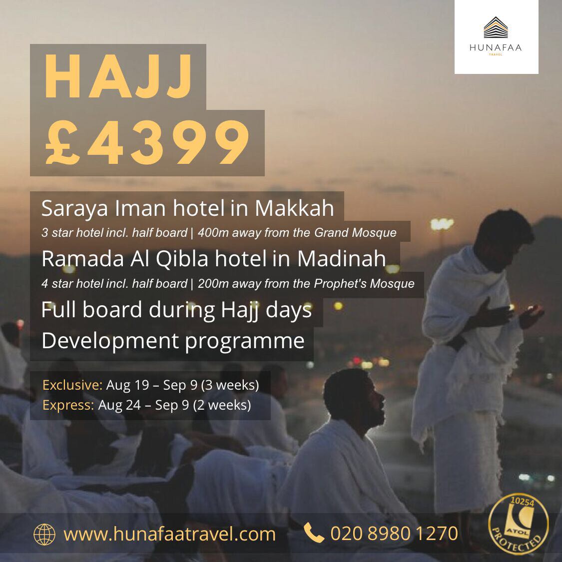 Hajj with Hunafaa Travel