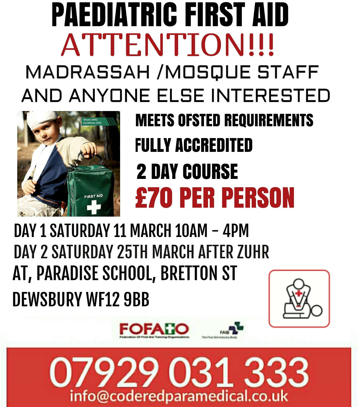 Paediatric First Aid