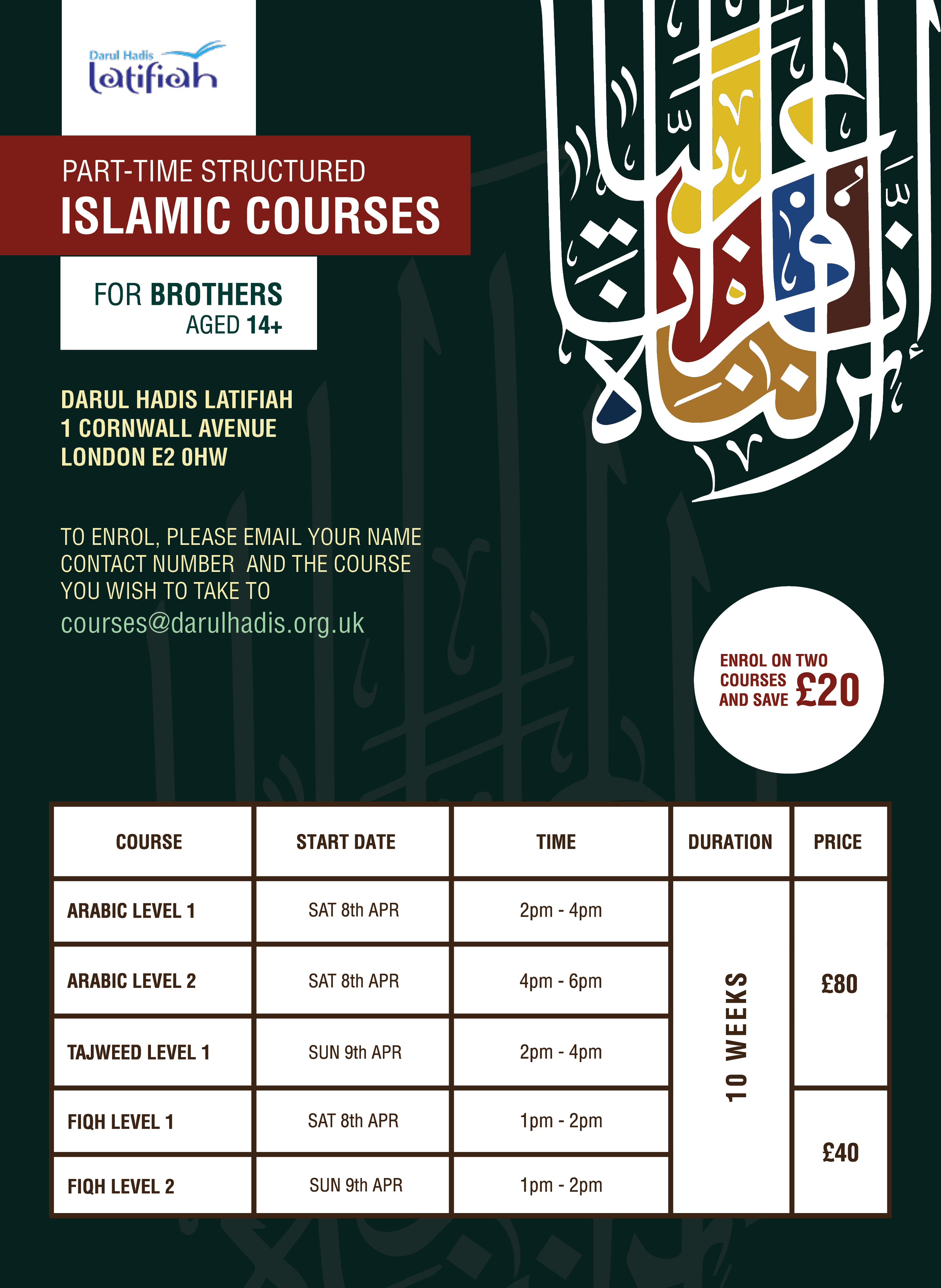 Essential Islamic Studies Courses for Brothers