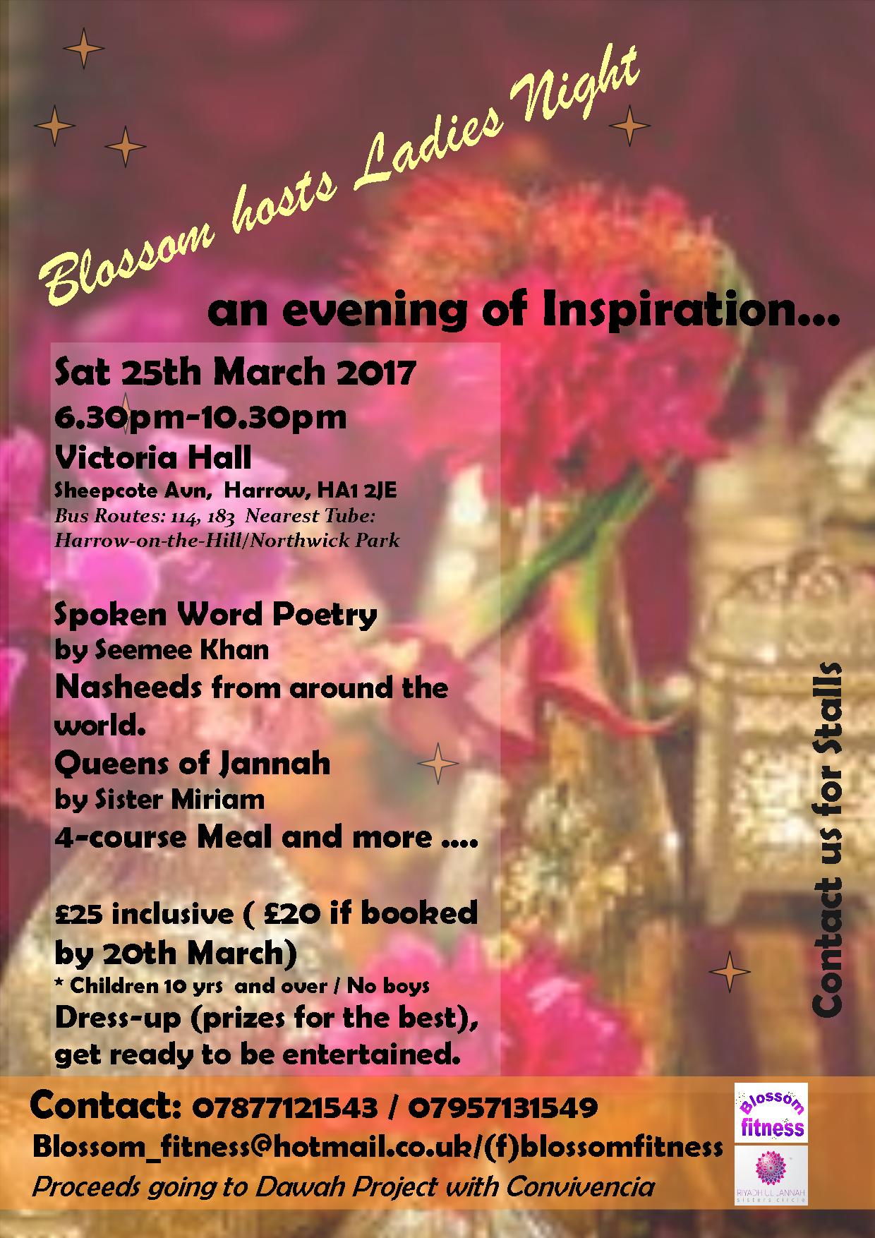 Blossom Sisters host Ladies Night - an evening of Inspiration