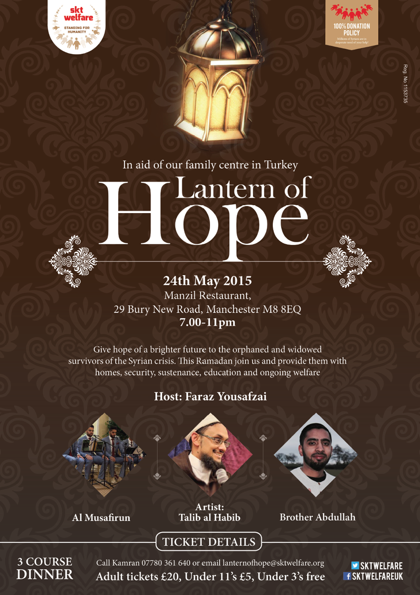 Lantern of Hope - Manchester