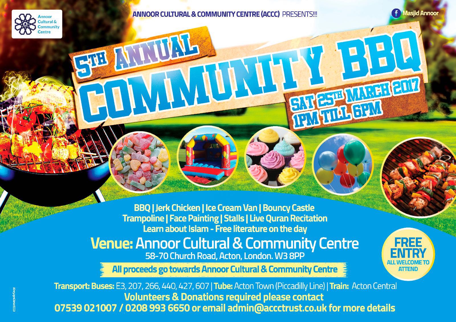 Annoor Cultural and Community Centre 5th Annual Community BBQ