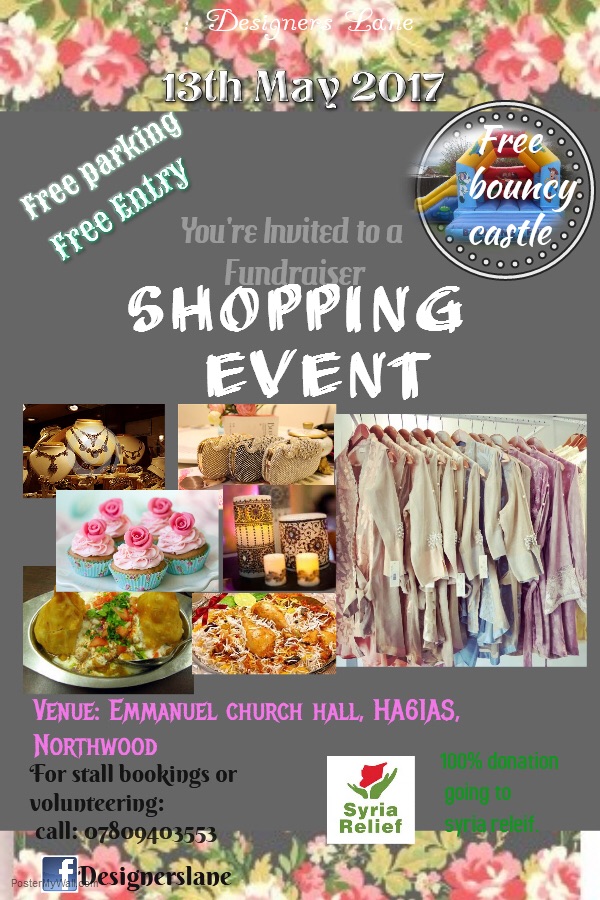 Fundraiser shopping event