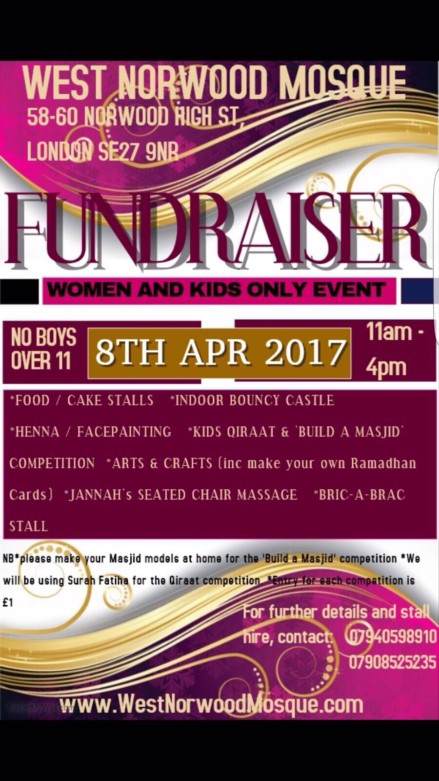 West Norwood Mosque Fundraising Event