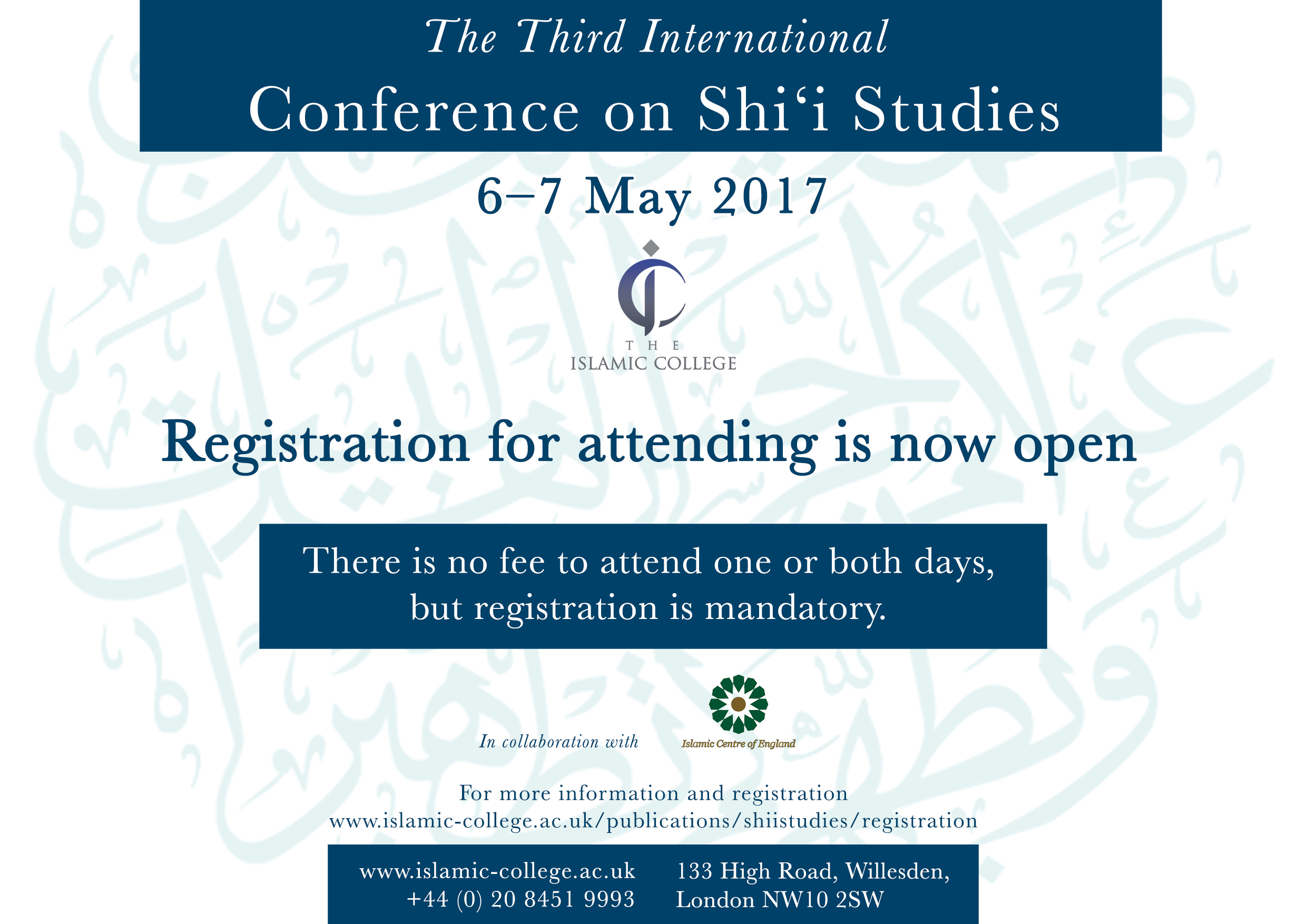 International Conference on Shiâ€˜i Studies