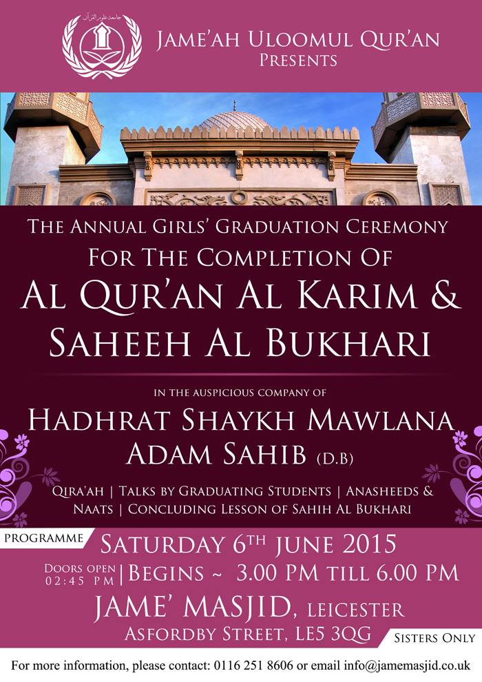 Annual Girls' Graduation ceremony