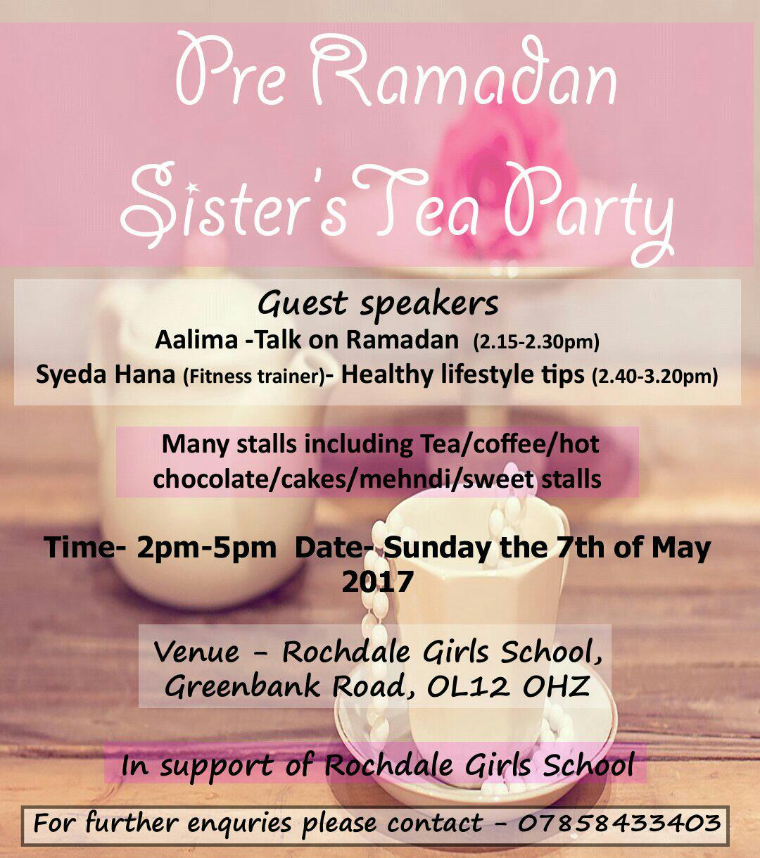 Pre Ramadan Sister's Tea Party
