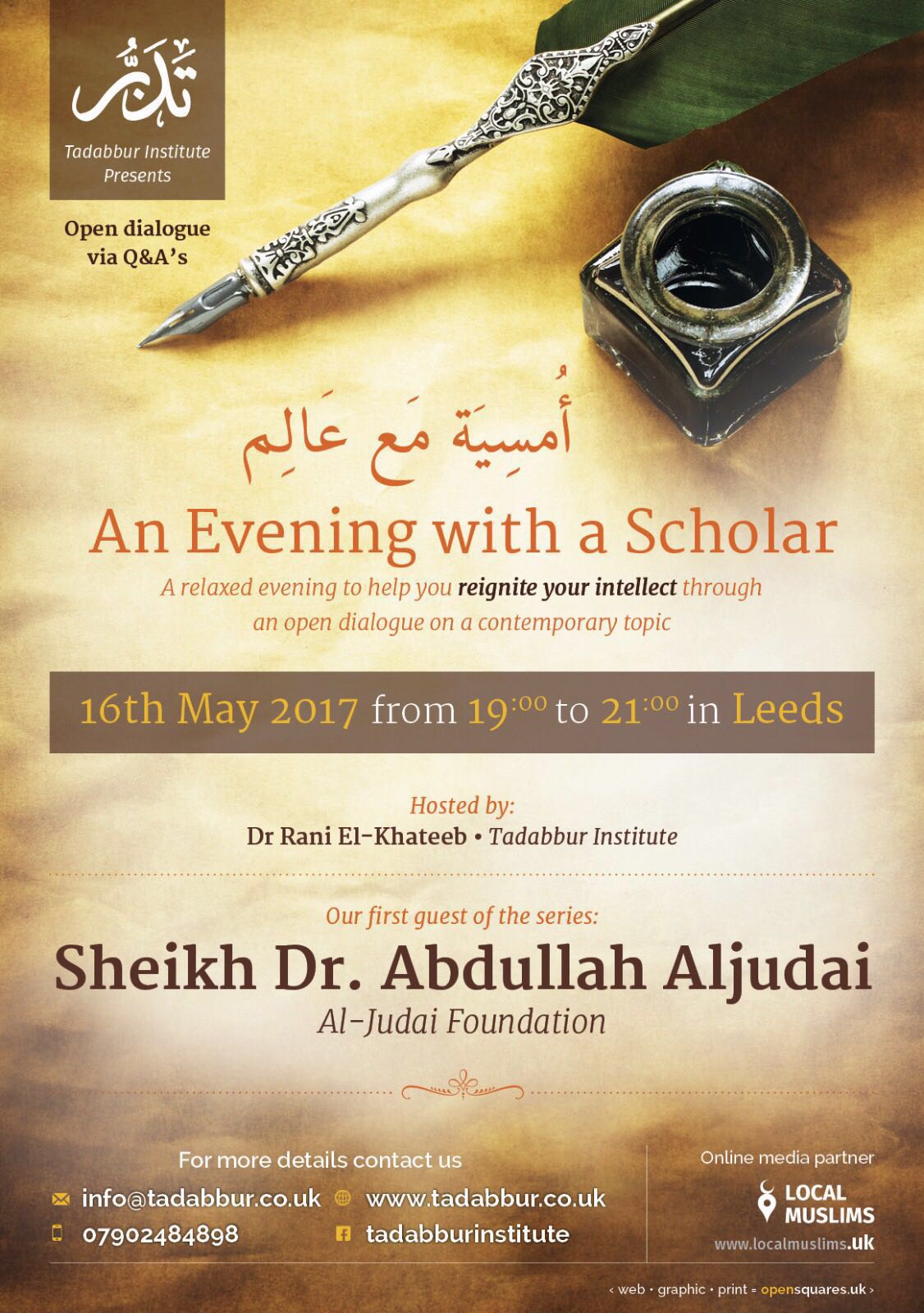 An Evening with a Scholar