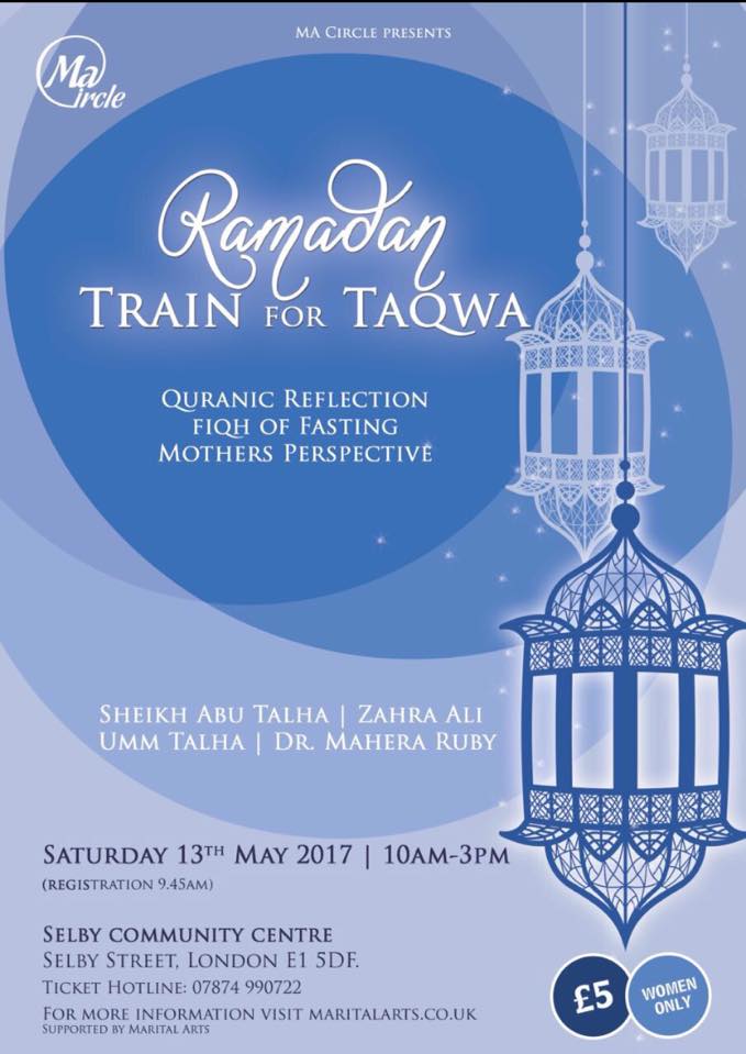 Ramadan - TRAIN for TAQWA