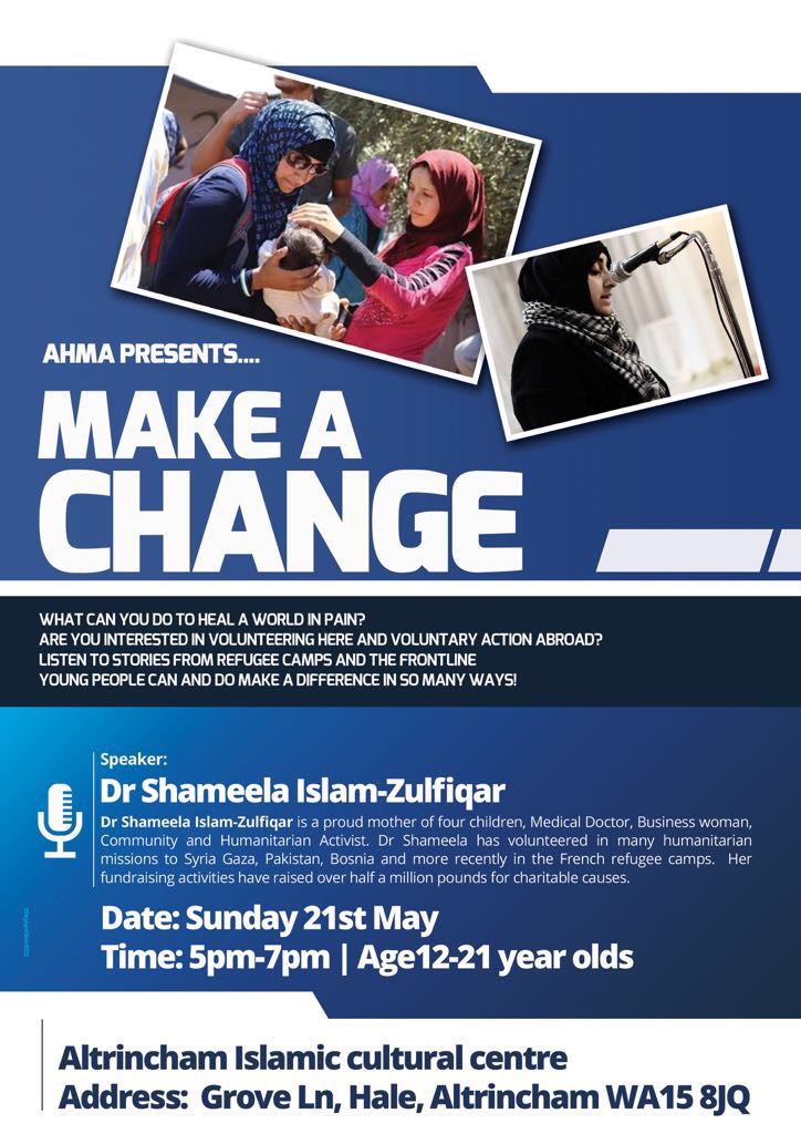 Make a Change (for boys & girls aged 12-21 yrs)