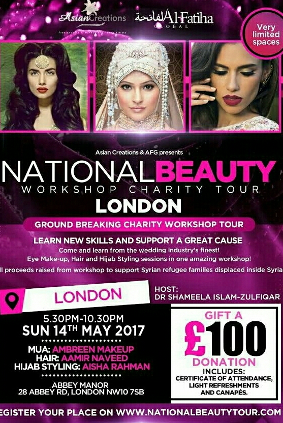Charity Beauty Workshop London