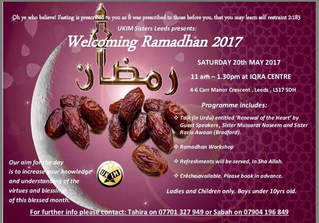 Welcoming Ramadan