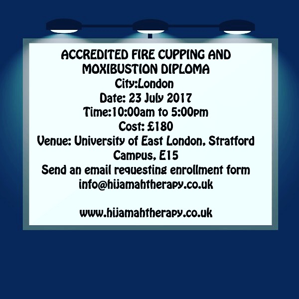 Accredited Fire Cupping and Moxibustion