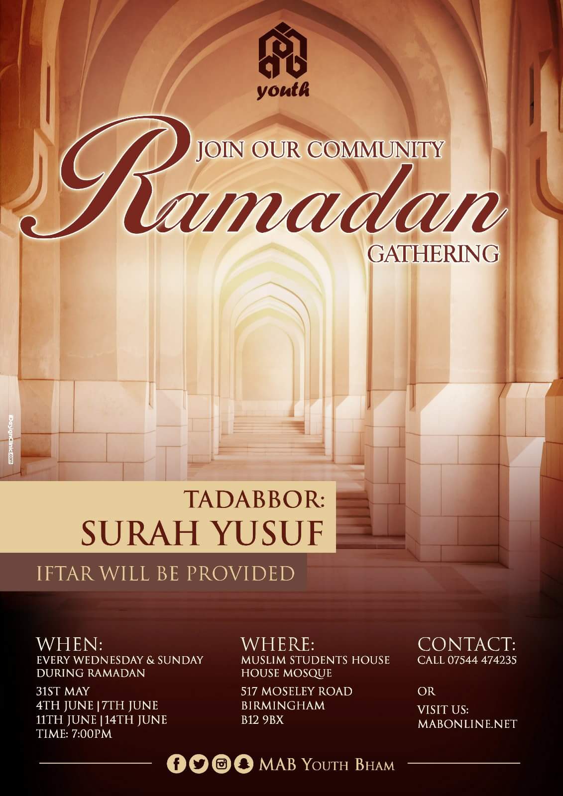 Community Ramadan Gathering - Preparing for the Last 10 Nights