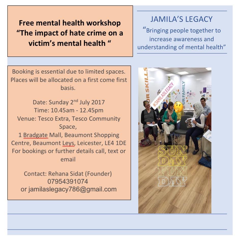 Free mental health workshop
