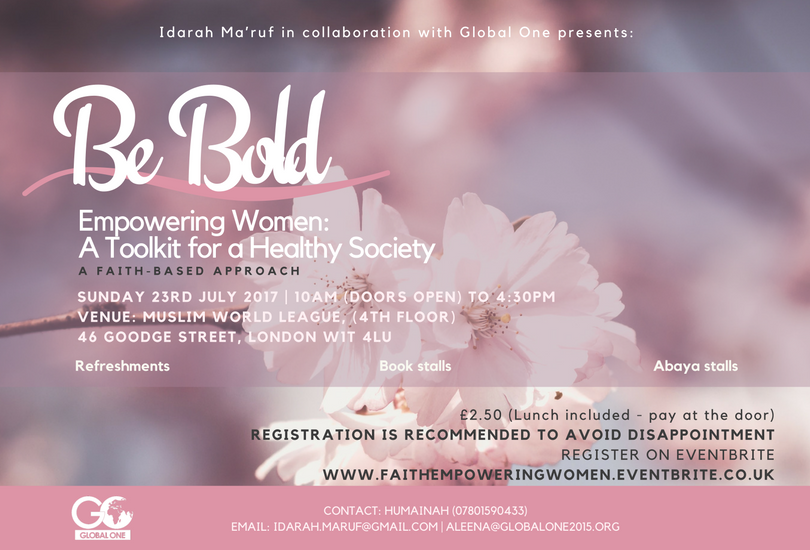 Be Bold: Empowering Women: A Toolkit for a Healthy Society