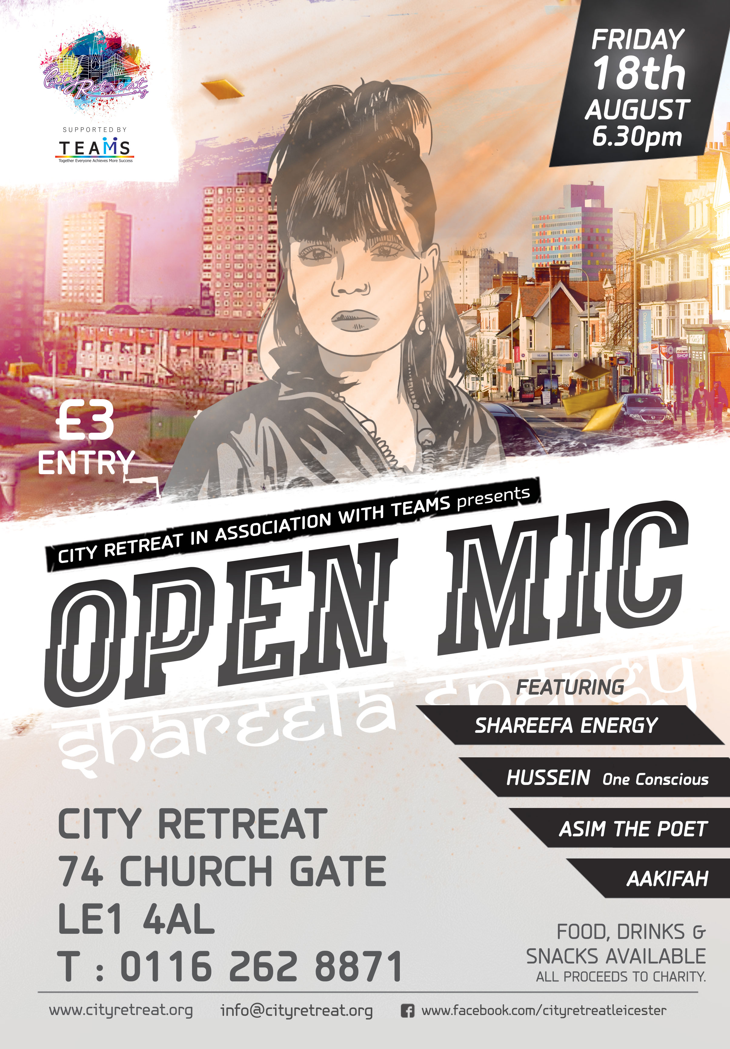 OPEN MIC with Shareefa Energy