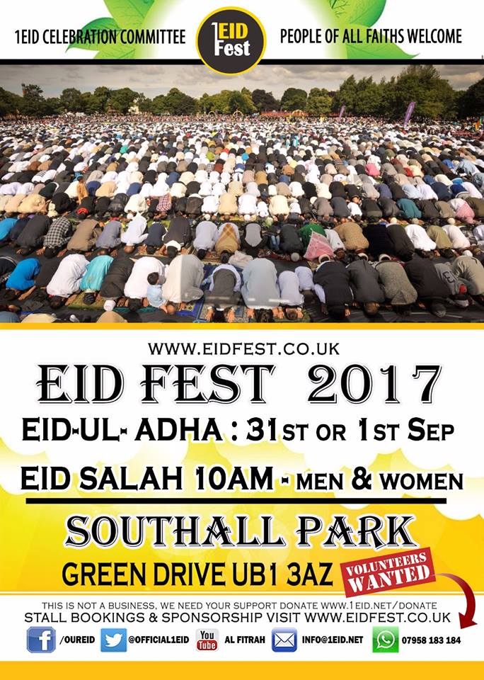1Eid Festival, Southall - Eid Salah