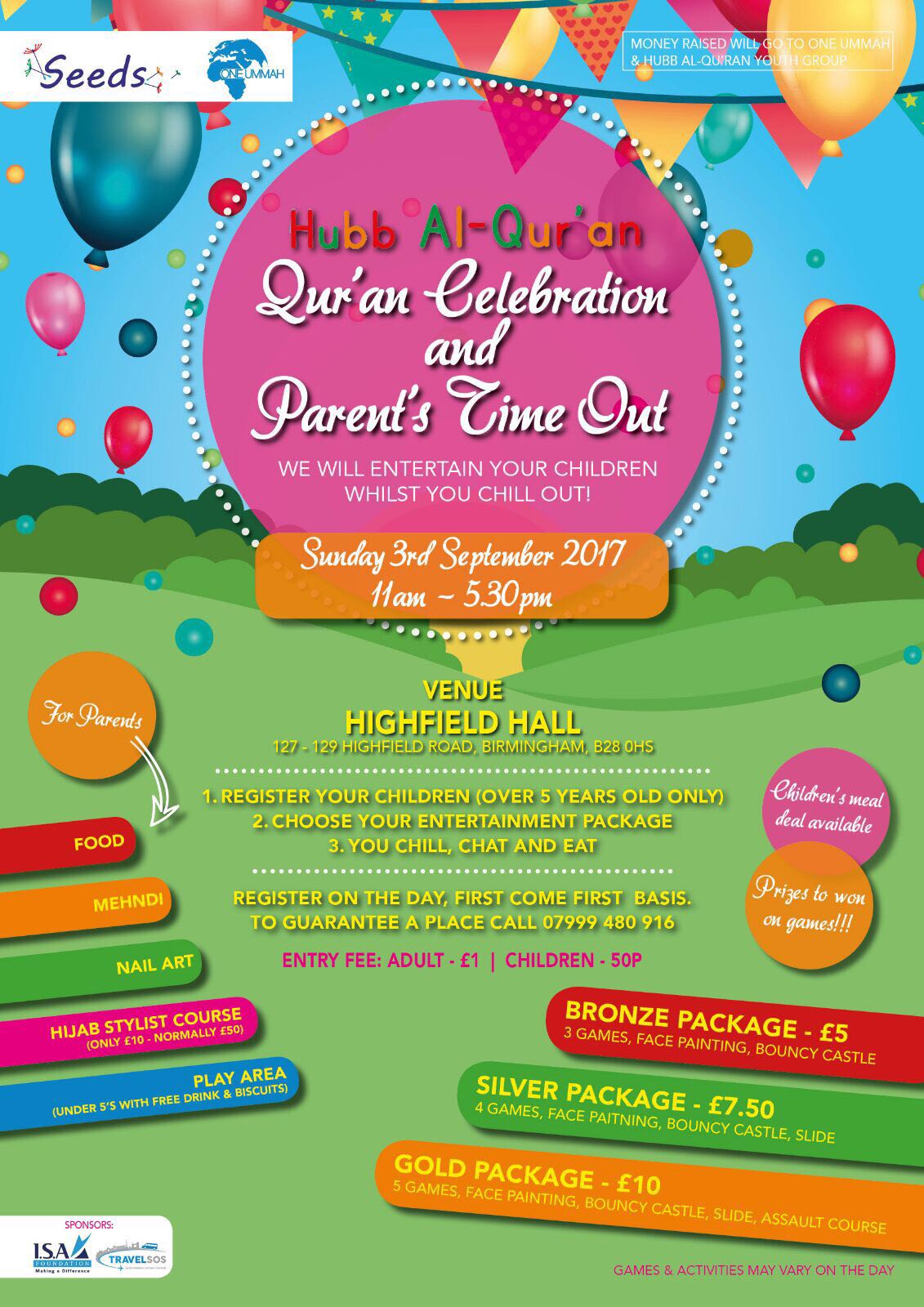 Qur'an celebration and parents time out