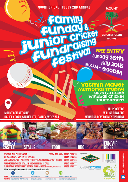 Family Funday and Junior Cricket Festival