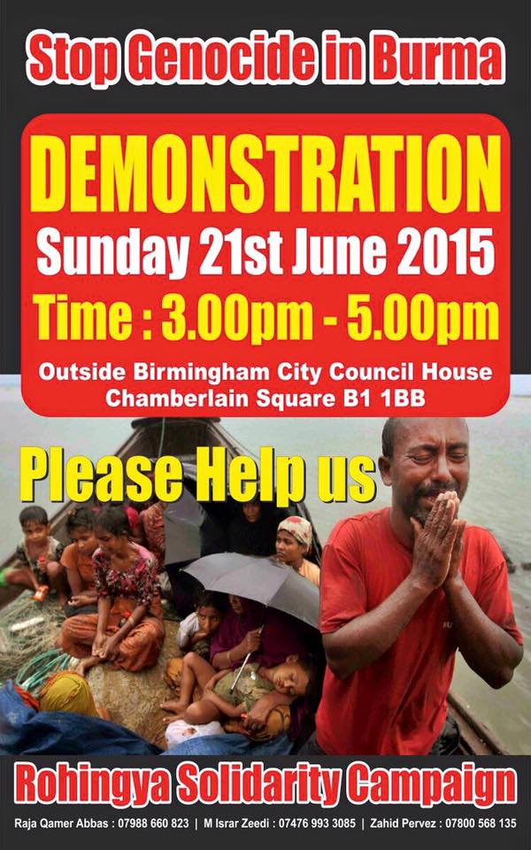 Stop Genocide in Burma, Demonatration