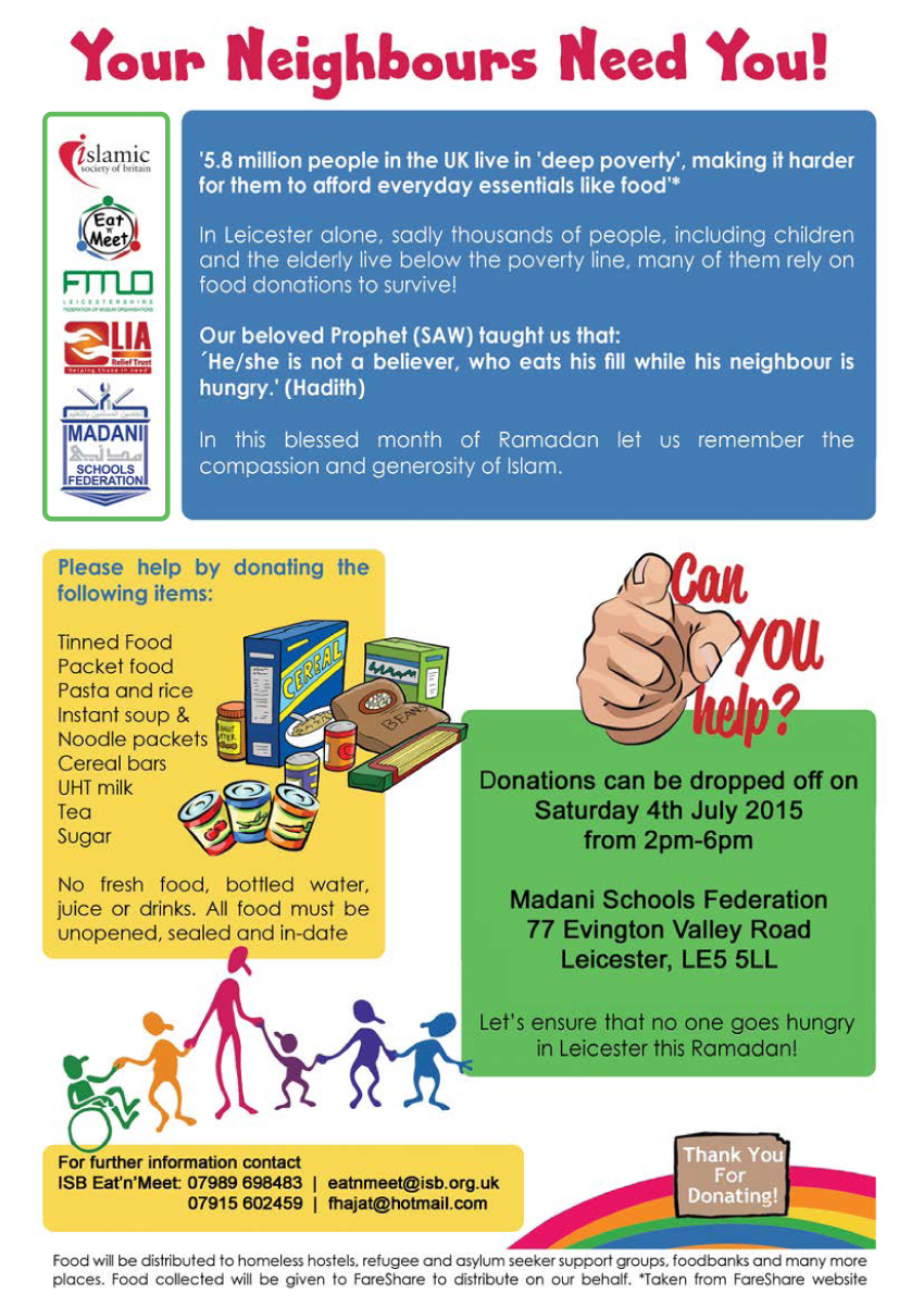 Your Neighbours Need You!