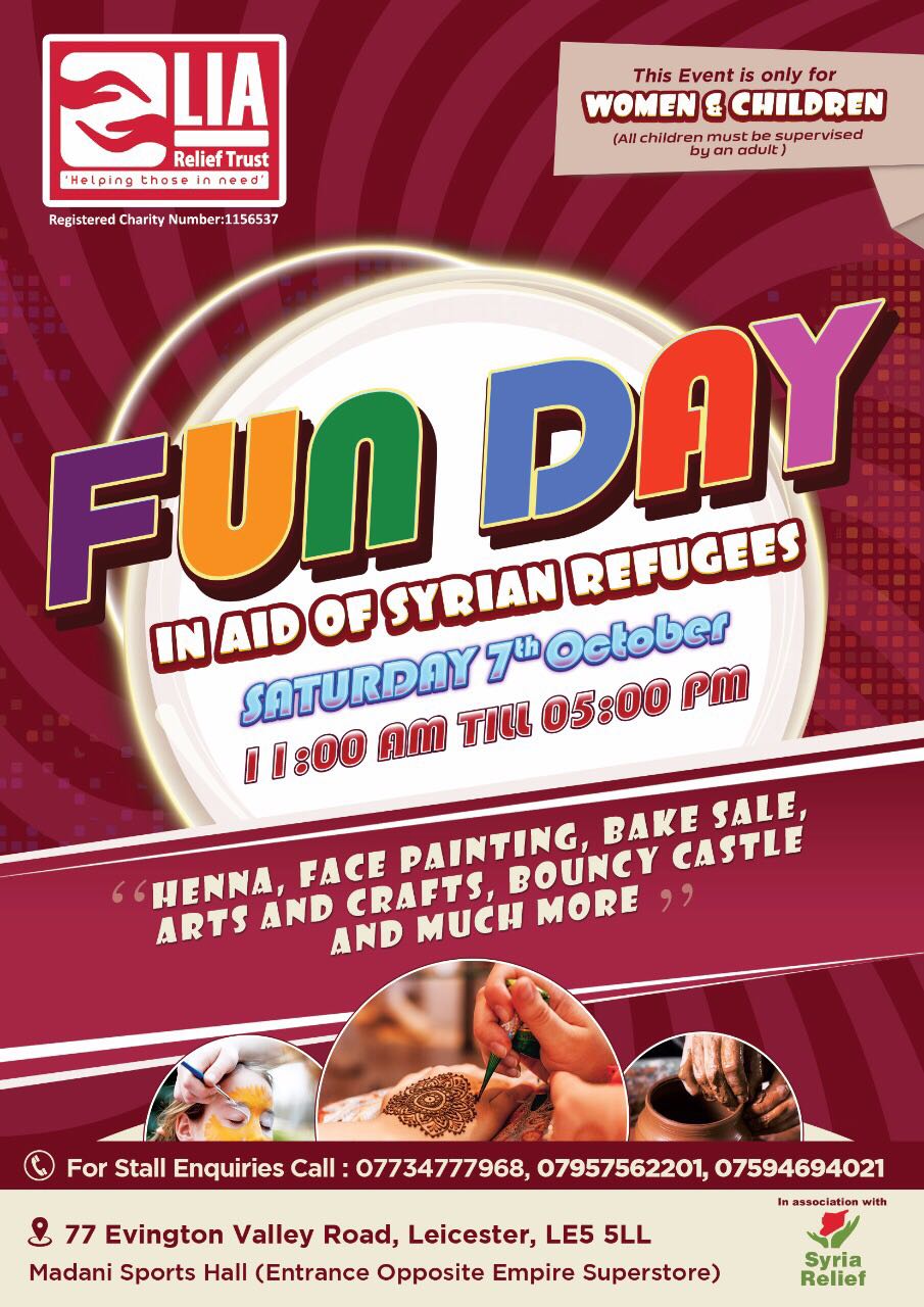 MADANI FUNDAY IN AID OF SYRIAN REFUGEES