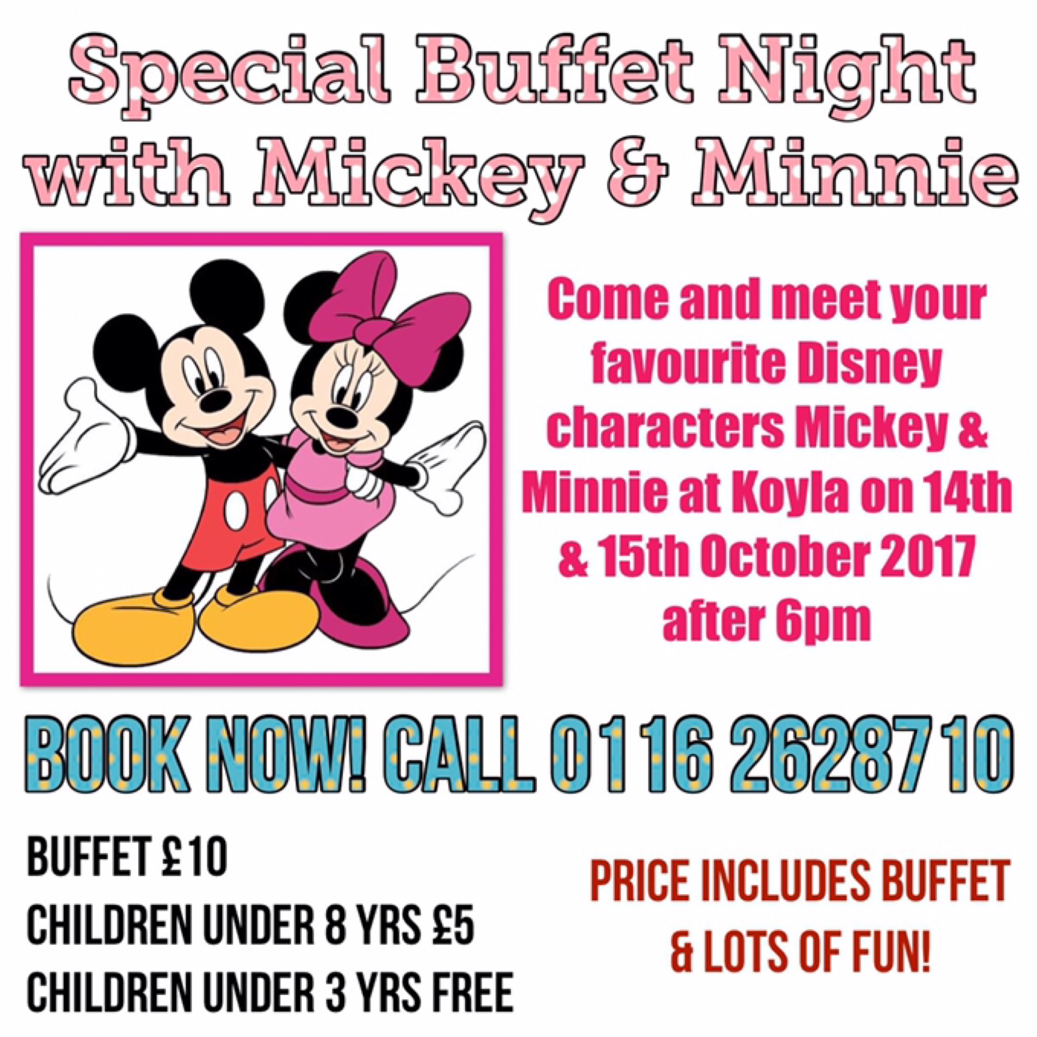 Special Buffet Night with Mickey & Minnie