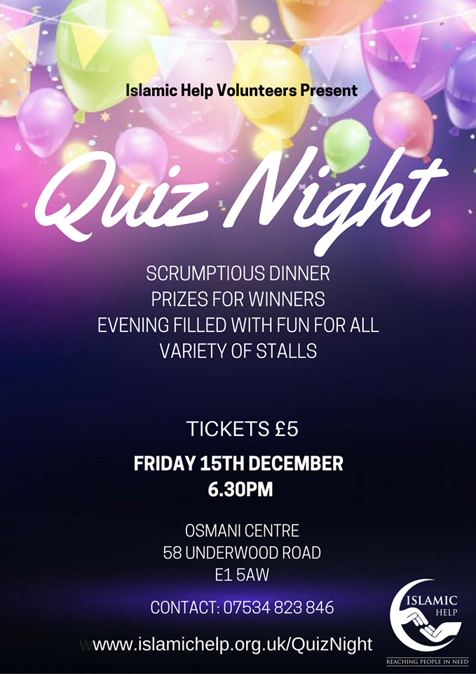Quiz Night by Islamic Help