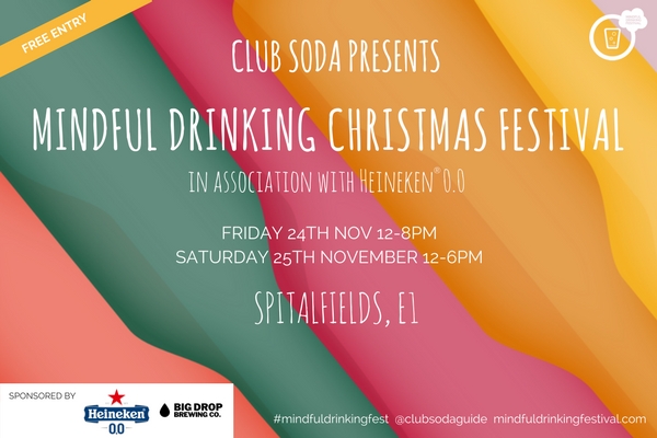 Club Soda Mindful Drinking Christmas Festival