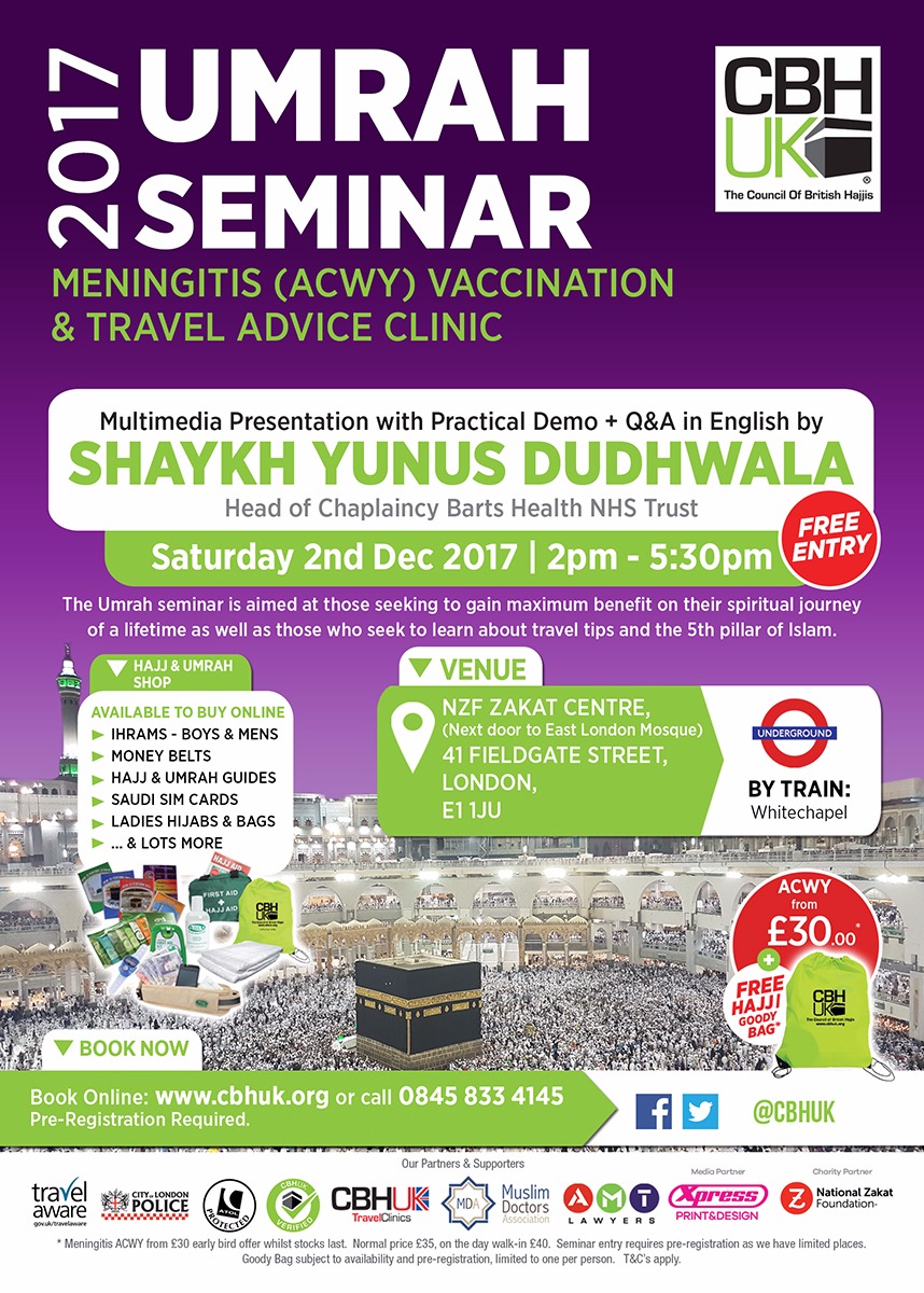 Umrah Seminar 2017 & Vaccination Clinic