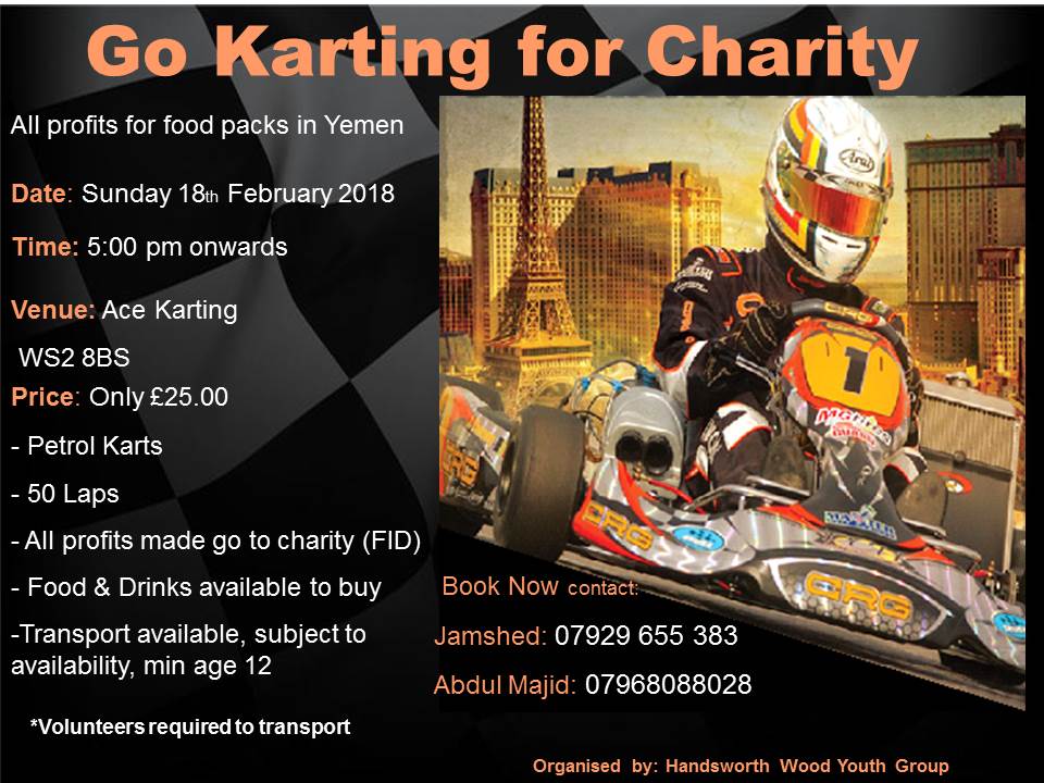 Go karting for charity
