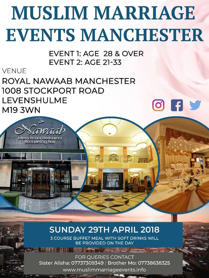 Muslim Marriage Events Manchester - Aged Event