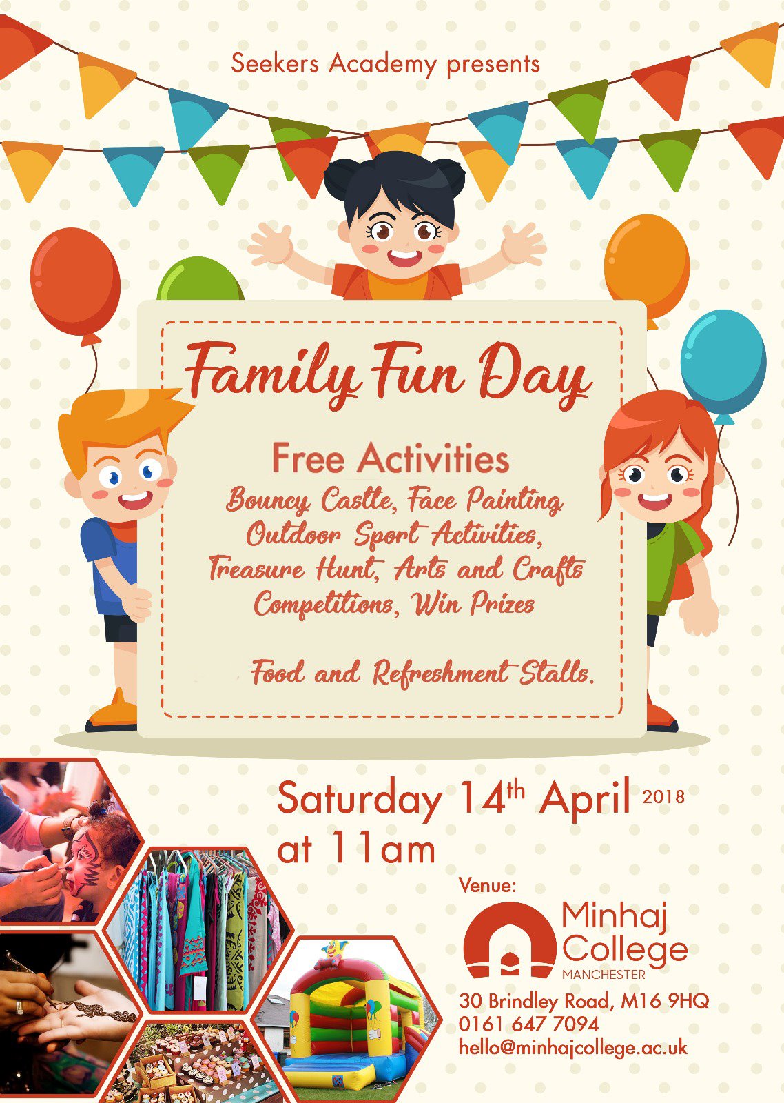 Seekers Academy present Family Fun Day Free Event