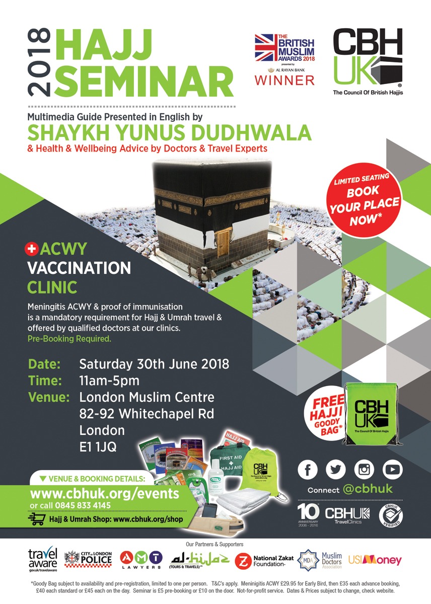 HAJJ SEMINAR & VACCINATION CLINIC 2018