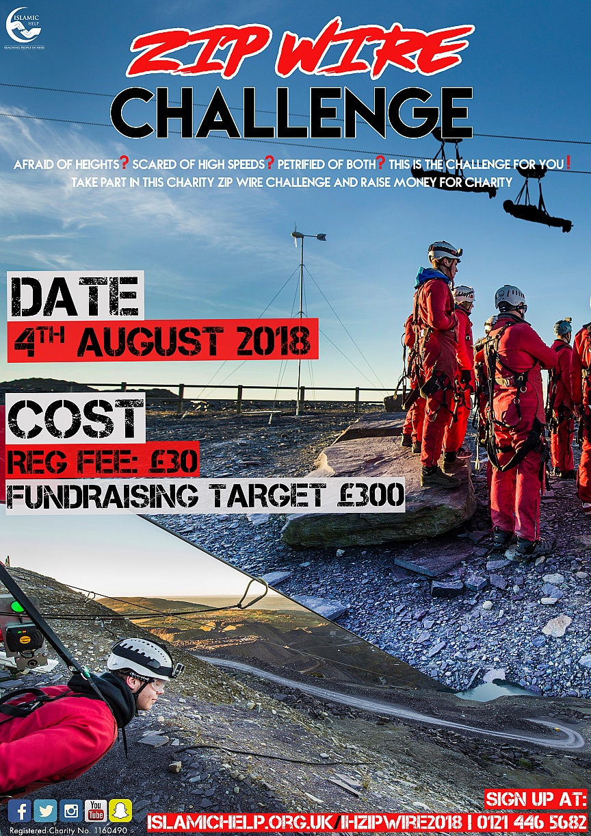 Zip Wire Challenge 2018 - Islamic Help