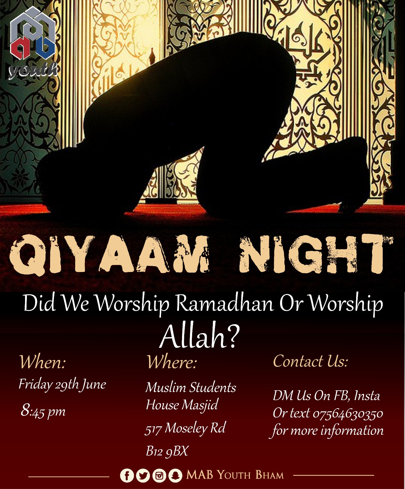 Did we worship Ramadhan or worship Allah?