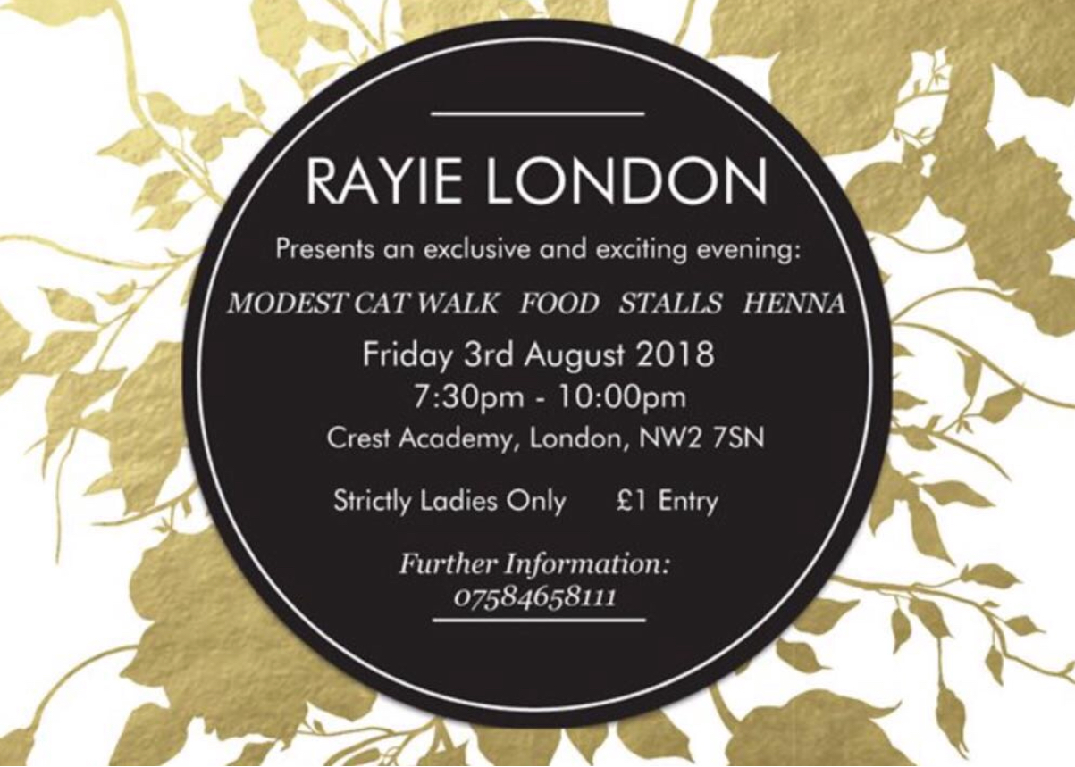 RAYIE LONDON Modest Catwalk