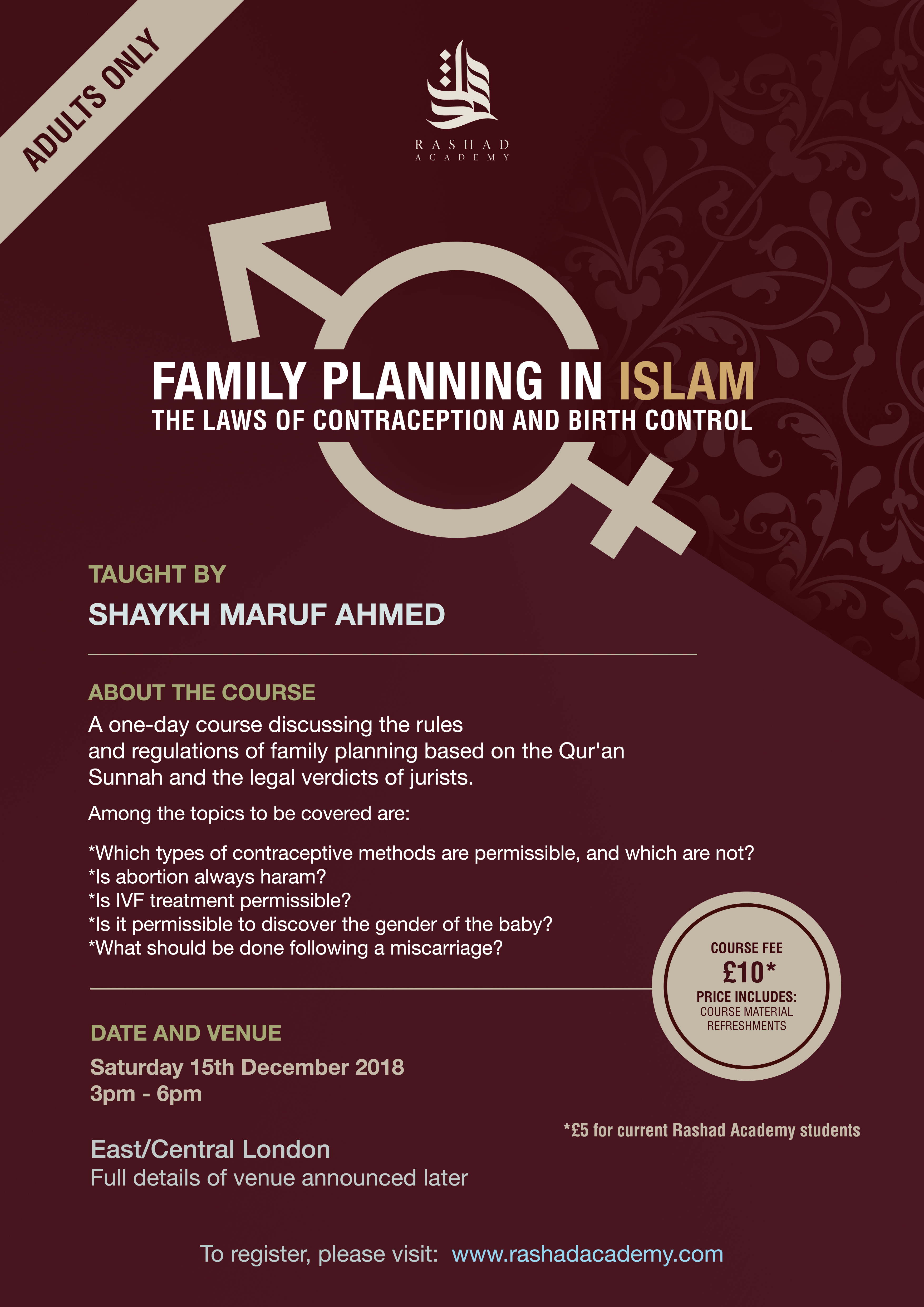 FAMILY PLANNING IN ISLAM: THE LAWS OF CONTRACEPTION AND BIRTH CONTROL