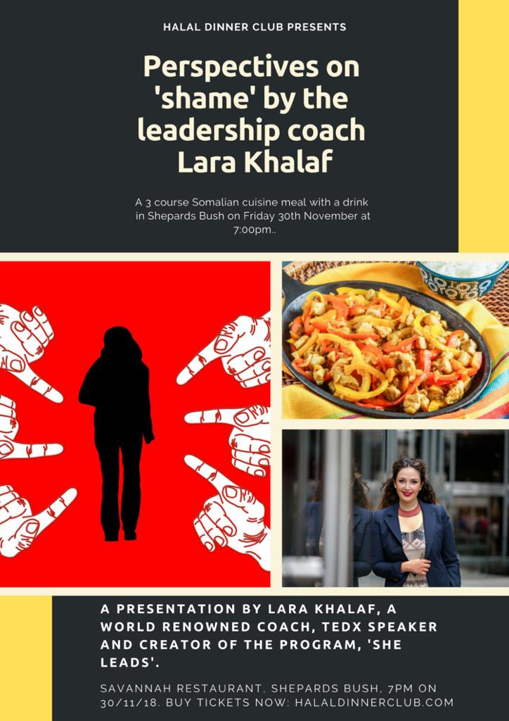 Talk and Dinner about Perspectives on Shame (Shepherds Bush)