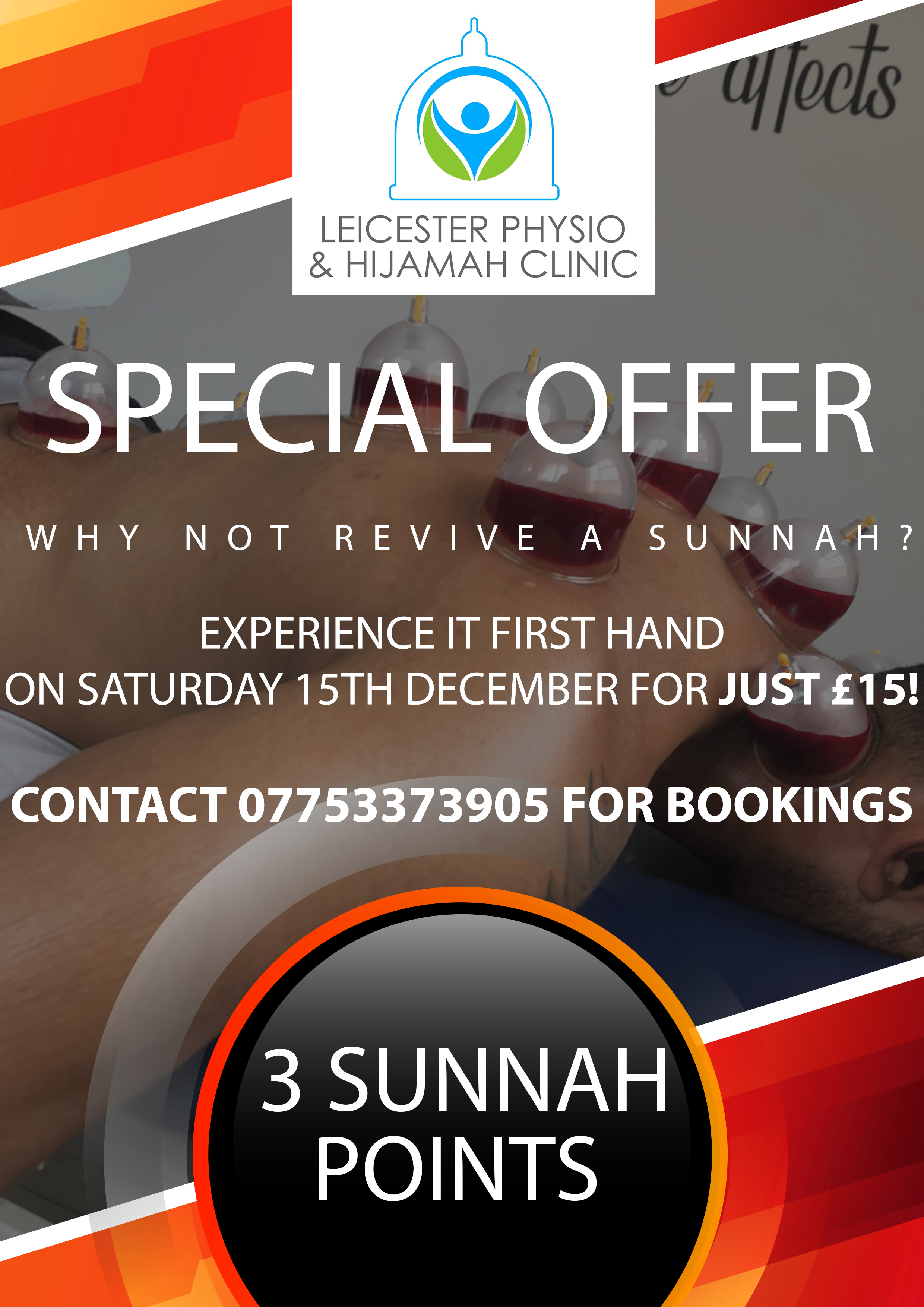Leicester Physio and Hijamah Clinic Taster session!