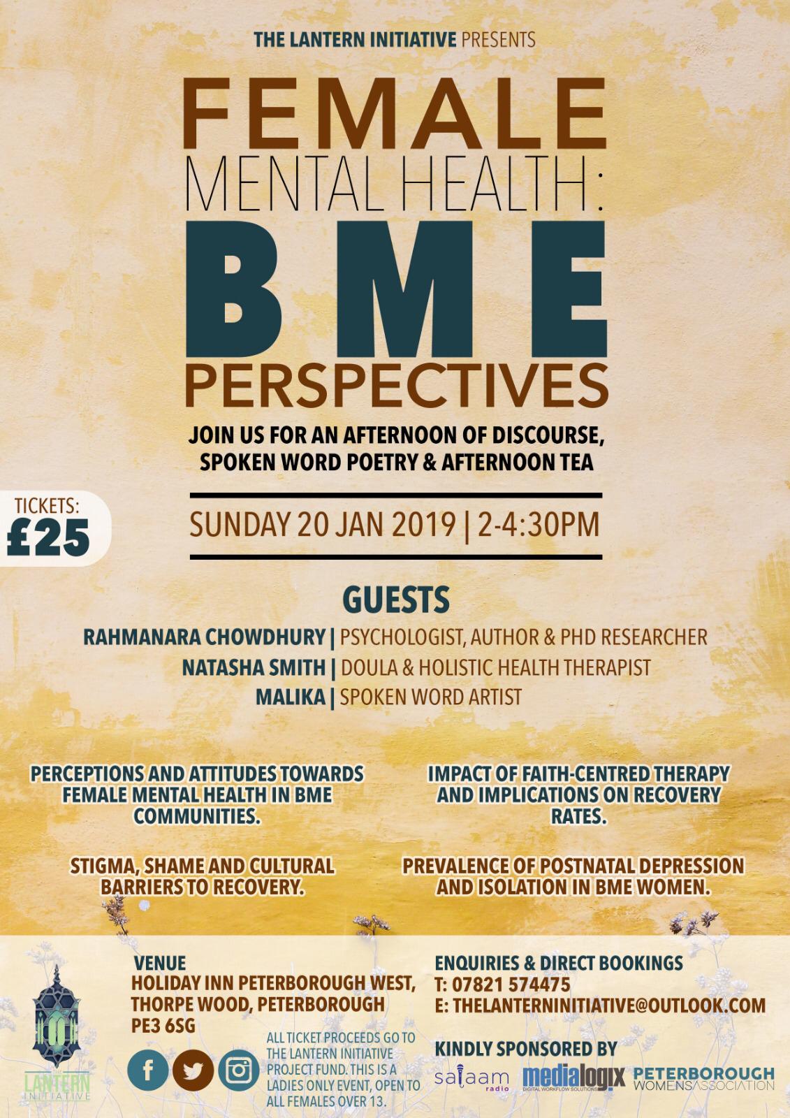 Female Mental Health - BME Perspectives