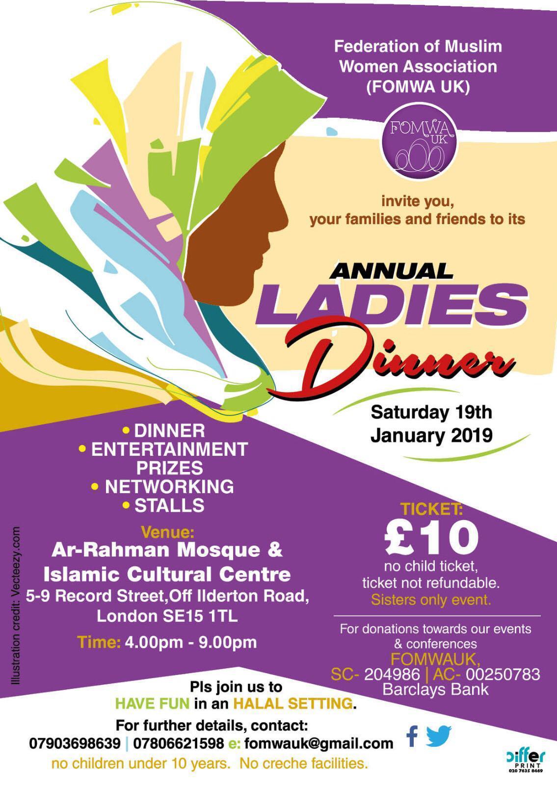 FOMWAUK Ladies Dinner