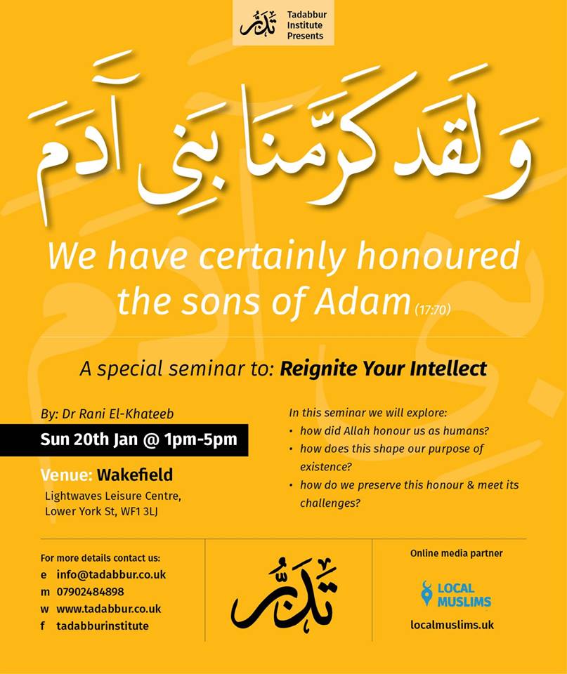 We have honored the sons of Adam