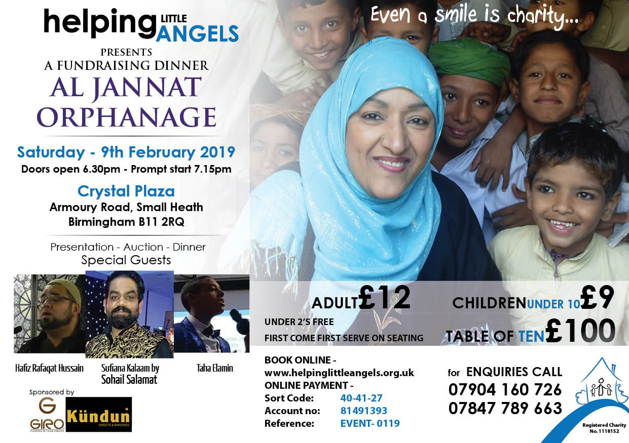 Helping Little Angels Dinner Fundraiser for Orphanage