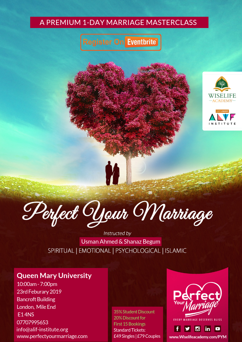 Perfect Your Marriage - 1 Day Marriage Masterclass