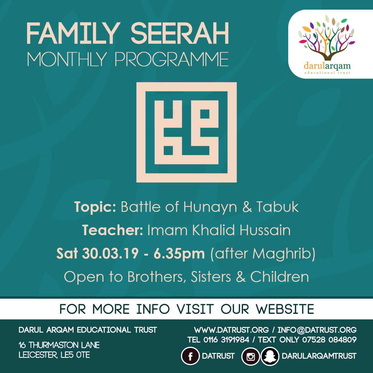 Family Seerah Programme