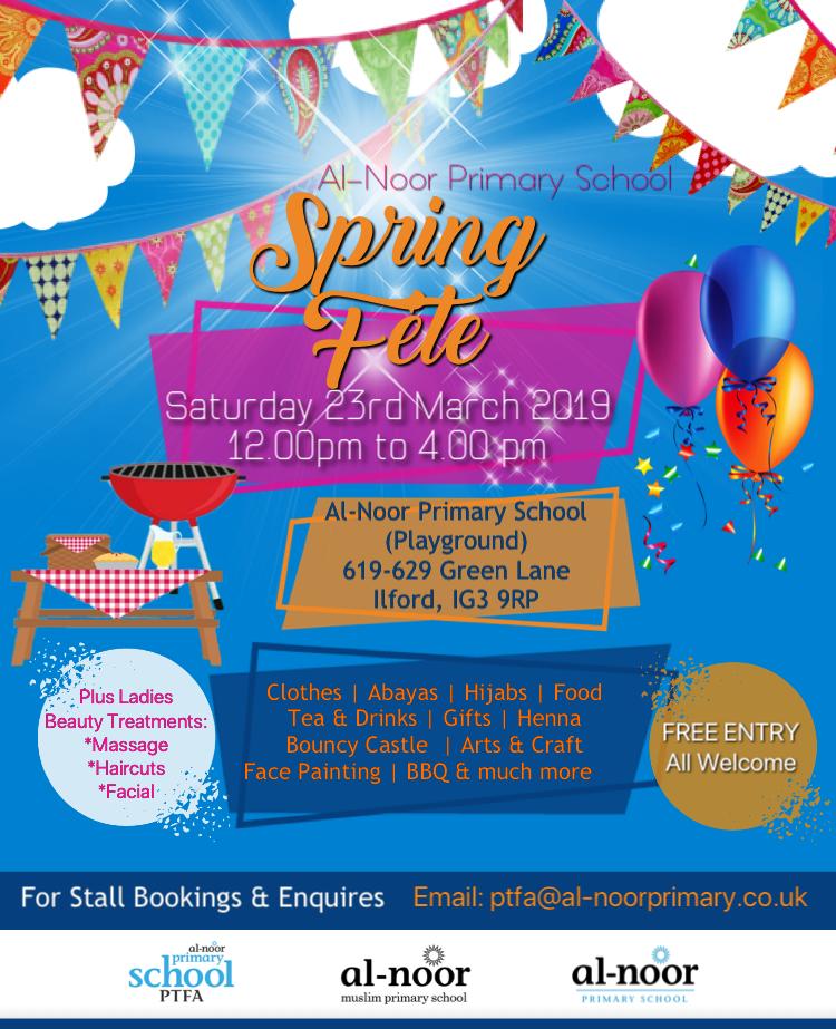 Al Noor Primary School Spring Fete 2019
