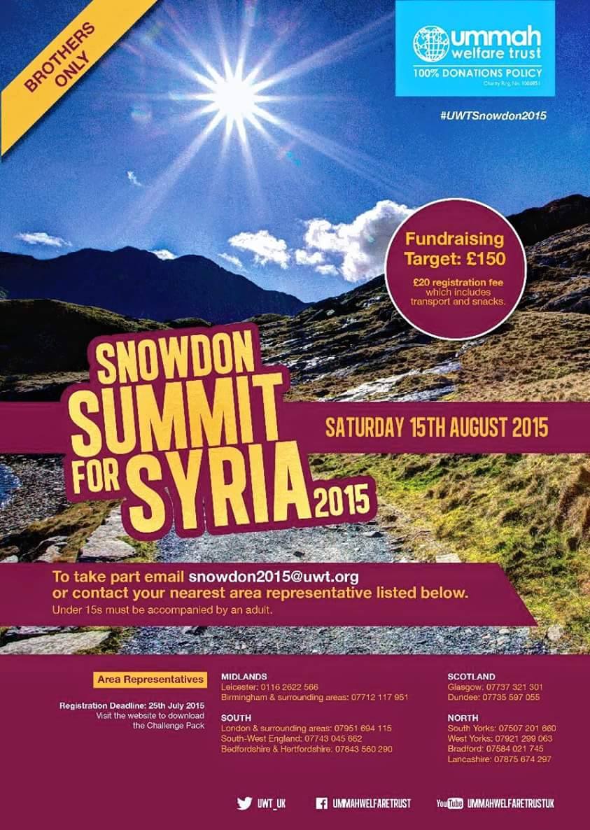 Snowdon Summit for Syria