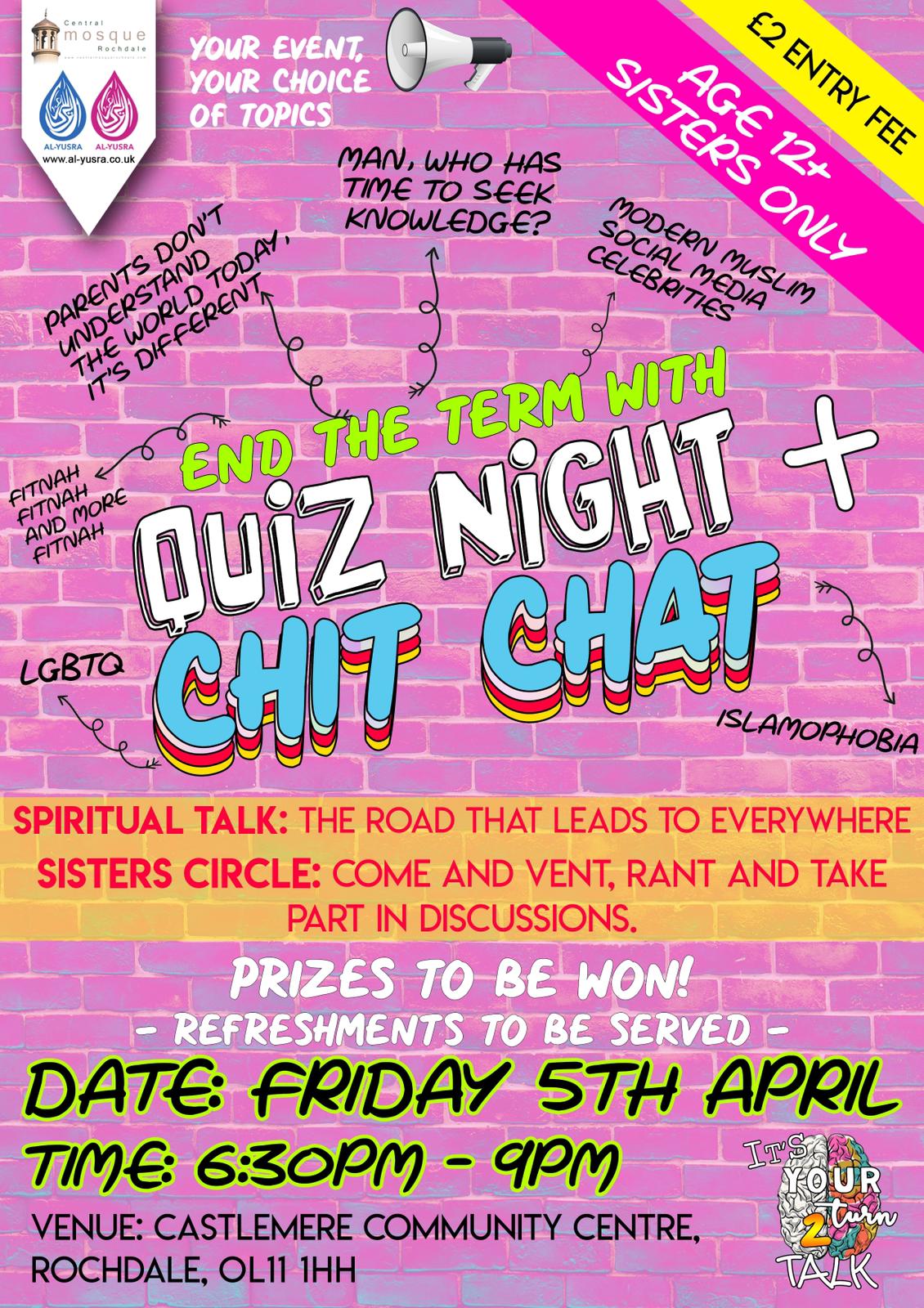 Quiz Night & Chit Chat